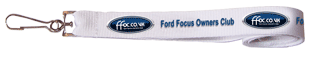 Ford Focus Owners Club Lanyard